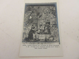 CP CARTE POSTALE ITALIE OMBRIE ASSISE 23 GIOTTO LE CORPS DE St FRANCOIS VENERE   - Altri & Non Classificati