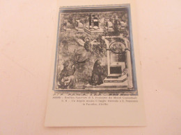 CP CARTE POSTALE ITALIE OMBRIE ASSISE 09 GIOTTO UN ANGE MONTRE SIEGE St FRANCOIS - Other & Unclassified