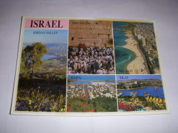 CP CARTE POSTALE ISRAEL JERUSALEM HAIFA TEL AVIV EILAT - ECRITE En 1995 - Israël