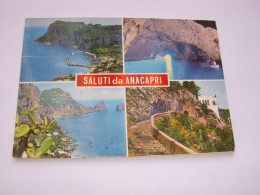 CP CARTE POSTALE ITALIE ANACAPRI VUES GENERALES - Ecrite - Napoli (Naples)