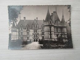 CP CARTE POSTALE INDRE Et LOIRE AZAY Le RIDEAU Le CHATEAU - Ecrite En 1953       - Azay-le-Rideau