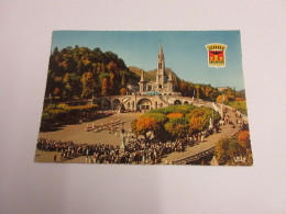 CP CARTE POSTALE HAUTES PYRENEES LOURDES CHEMIN De CROIX - Ecrite En 1976 - Lourdes