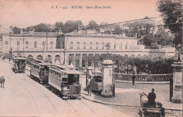 Rouen - Gare  -Tramway -  CPA °J - Rouen