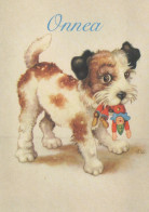 PERRO Animales Vintage Tarjeta Postal CPSM #PAN820.ES - Chiens