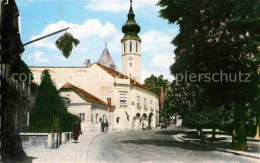 72719445 Grinzing Wien Strassenpartie Mit Kirche Doebling - Autres & Non Classés