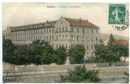 CPA COULEUR Voyagé 1915 * BELFORT Institution Sainte Marie - Belfort - Stad