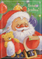 PAPÁ NOEL NAVIDAD Fiesta Vintage Tarjeta Postal CPSM #PAJ807.ES - Santa Claus