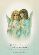 ÁNGEL NAVIDAD Vintage Tarjeta Postal CPSM #PAJ142.ES - Angels
