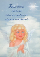 ÁNGEL NAVIDAD Vintage Tarjeta Postal CPSM #PAH008.ES - Angels