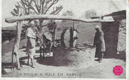 E/ 01        -   Algérie    -      Moulin A Huile En Kabylie - Professions