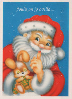 WEIHNACHTSMANN SANTA CLAUS Neujahr Weihnachten Vintage Ansichtskarte Postkarte CPSMPF #PKG287.DE - Santa Claus