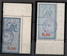 ECULLY Rhône Taxes Sur Les Affiches Type II Fiscal Fiscaux Affiche Affichage - Stamps