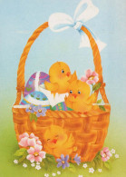 OSTERN HUHN EI Vintage Ansichtskarte Postkarte CPSM #PBO799.DE - Pâques