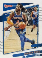 45 Derrick Rose - New York Knicks - Carte Panini NBA Donruss 2021-2022 - Andere & Zonder Classificatie