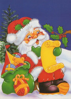 WEIHNACHTSMANN SANTA CLAUS Neujahr Weihnachten Vintage Ansichtskarte Postkarte CPSM #PBL310.DE - Santa Claus