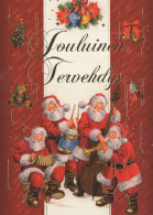 WEIHNACHTSMANN SANTA CLAUS Neujahr Weihnachten Vintage Ansichtskarte Postkarte CPSM #PBL113.DE - Santa Claus