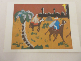 CP CARTE POSTALE TABLEAU FINLANDE VOEUX AATOS 13 ANS Les ROIS MAGES - Pittura & Quadri