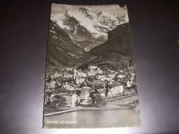 CP CARTE POSTALE SUISSE INTERLAKEN Et JUNGFRAU - ECRITE En 1939 - Other & Unclassified