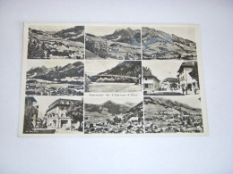 CP CARTE POSTALE SUISSE CHATEAU D'OEX VUES GENERALES - Ecrite - Sonstige & Ohne Zuordnung