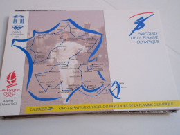 CP CARTE POSTALE SPORTS JO ALBERTVILLE 1992 PARCOURS FLAMME OLYMPIQUE - Vierge - Olympische Spelen