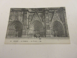 CP CARTE POSTALE SEINE Et MARNE MEAUX La CATHEDRALE Les PORTAILS - Vierge - Meaux