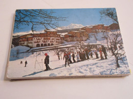 CP CARTE POSTALE SAVOIE MONTCHAVIN ECOLE De SKI Le BASTION Et Le POMMERET Vierge - Otros & Sin Clasificación