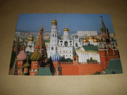 CP CARTE POSTALE RUSSIE MOSCOU COUPOLES Du KREMLIN - ECRITE - Russie