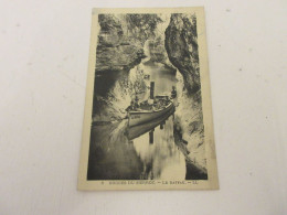 CP CARTE POSTALE SAVOIE AIX Les BAINS GORGES Du SIERROZ Le BATEAU - Ecrite - Aix Les Bains