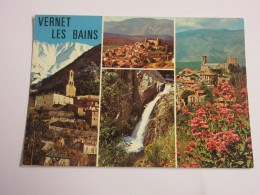 CP CARTE POSTALE PYRENEES ORIENTALES VERNET Les BAINS VUES DIVERSES              - Andere & Zonder Classificatie