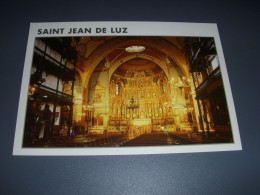 CP CARTE POSTALE PYRENEES ATLANTIQUES SAINT JEAN De LUZ INTERIEUR EGLISE Vierge - Saint Jean De Luz