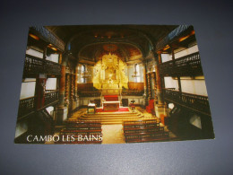 CP CARTE POSTALE PYRENEES ATLANTIQUES CAMBO Les BAINS L'EGLISE - Vierge  - Cambo-les-Bains