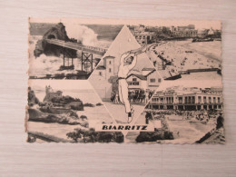 CP CARTE POSTALE PYRENEES ATLANTIQUES BIARRITZ VUES D'ENSEMBLE - Vierge          - Biarritz