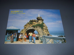 CP CARTE POSTALE PYRENEES ATLANTIQUES BIARRITZ Le ROCHER De La VIERGE - Vierge - Biarritz