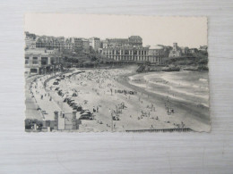 CP CARTE POSTALE PYRENEES ATLANTIQUES BIARRITZ GRANDE PLAGE Vers CASINO BELLEVUE - Biarritz