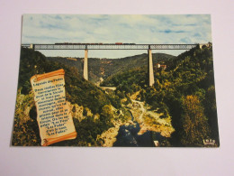 CP CARTE POSTALE PUY De DOME Le VIADUC Des FADES Et Sa LEGENDE - Vierge - Altri & Non Classificati