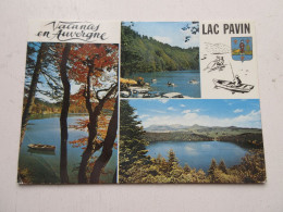 CP CARTE POSTALE PUY De DOME Le LAC PAVIN - Ecrite En 1972 - Timbree Au Verso - Altri & Non Classificati