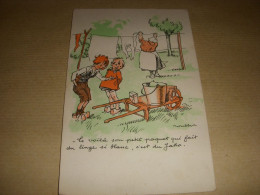 CP CARTE POSTALE PUBLICITE DESSINEE JAKO Pour La LESSIVE - VIERGE - Pubblicitari