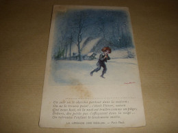 CP CARTE POSTALE POESIE DESSINEE La LEGENDE Des SIECLES Victor HUGO - VIERGE - Fairy Tales, Popular Stories & Legends