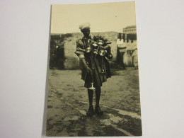 CP CARTE POSTALE PHOTO MUSICIEN AFRICAIN Pas De Signature - Verso Vierge - Photographie