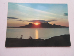 CP CARTE POSTALE NORVEGE LANDEGO COUCHER De SOLEIL - Ecrite En 1978              - Noorwegen