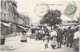 14 - AUNAY SUR ODON - Le Marché - Belle Animation - Autres & Non Classés