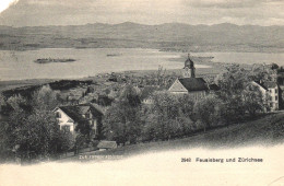 FEUSISBERG, SCHWYZ, ZURICHSEE, LAKE, ARCHITECTURE, SWITZERLAND, POSTCARD - Feusisberg