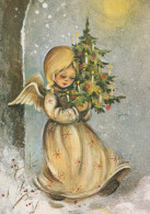 ANGE NOËL Vintage Carte Postale CPSM #PAJ016.FR - Angels