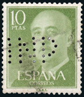 Madrid - Perforado - Edi O 1163 - "INP" (Instituto Nacional De Previsión) - Oblitérés