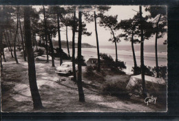 Cpsm 17 Meschers Plage De Suzac Et Camping De La Côte De Beauté - Meschers