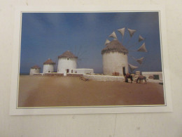 CP CARTE 07-A04 GRECE MYKONOS Les MOULINS A VENT - Greece