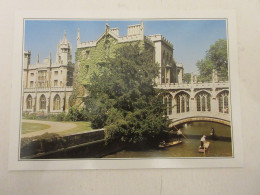 CP CARTE 02-E04 ANGLETERRE CAMBRIDGE Le PONT Des SOUPIRS 1826 - Cambridge