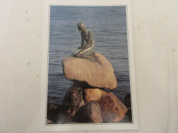 CP CARTE 01-E01 DANEMARK COPENHAGUE La PETITE SIRENE ROCHER De LANGELINE - Danemark