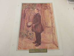 FICHE REPRODUCTION TABLEAU Henri De TOULOUSE LAUTREC PORTRAIT Henri DIHAU 1891 - Kunst