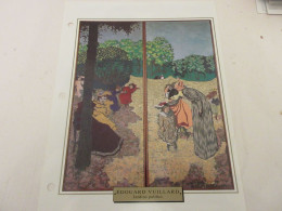 FICHE REPRODUCTION TABLEAU Edouard VUILLARD JARDINS PUBLICS 1894 - Art